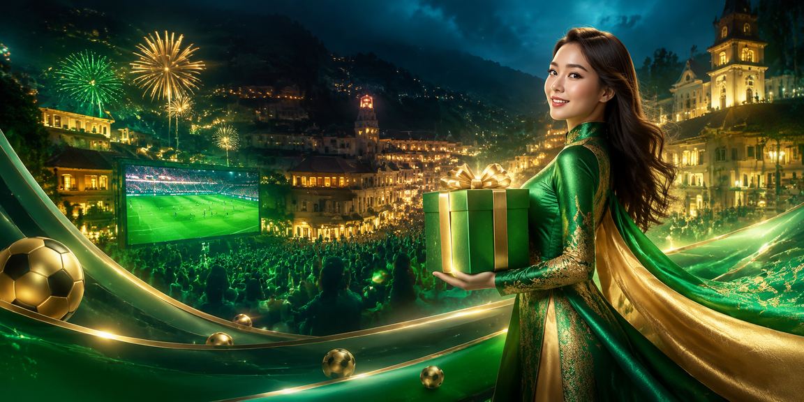 Người dùng tại Sapa mặc áo dài theo dõi cá cược bóng đá trên điện thoại giữa khung cảnh núi rừng